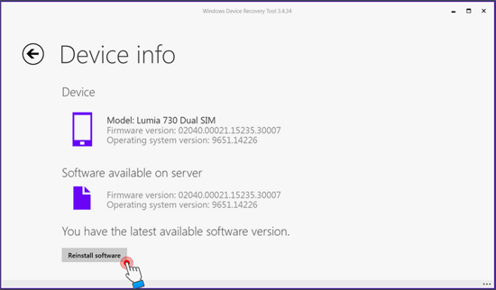 Bắt đầu tải Firmware về máy